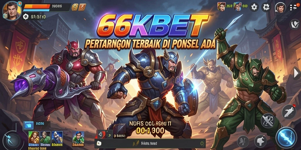Tampilan menegangkan dari gameplay Fighting yang seru.