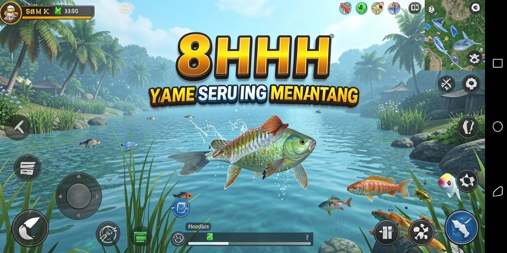 Tangkapan ikan yang luar biasa dalam gameplay 8HHH.