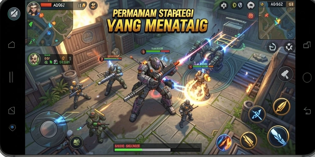 Tampilan gameplay menarik dan penuh strategi di ADG62.