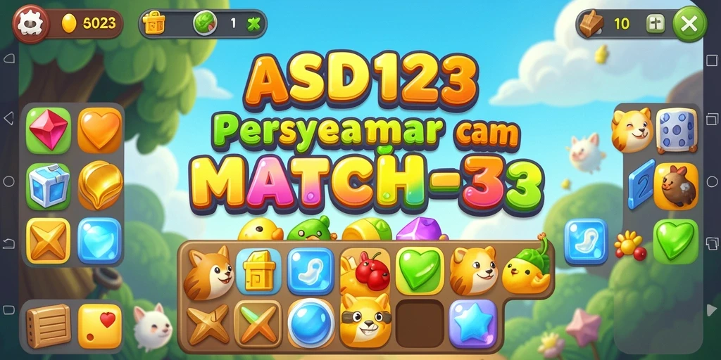 Screenshot gameplay ASD123 yang penuh warna dan menarik.