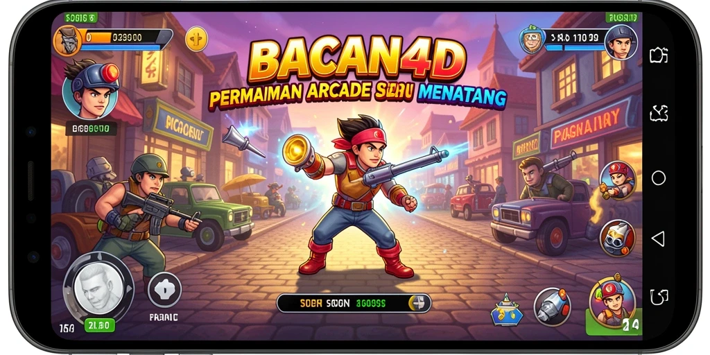 Screenshot menampilkan gameplay seru BACAN4D dengan tantangan arcade.
