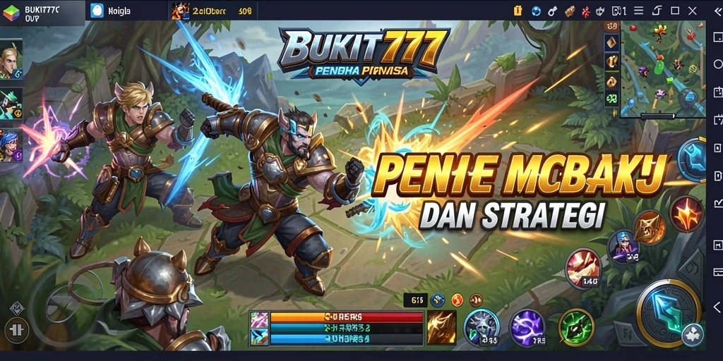 Tampilan gameplay seru di BUKIT777 dengan aksi tim yang menegangkan.