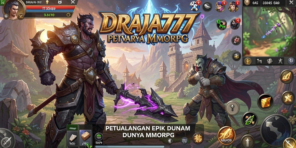 Tampilan gameplay DRAJA777 yang mendebarkan dan penuh aksi.