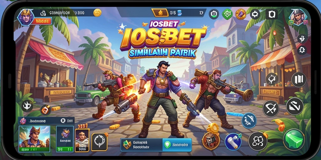 Tampilan gameplay IOSBET yang menakjubkan dalam simulasi permainan.