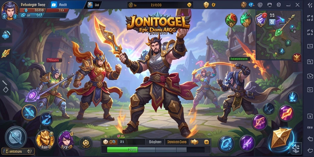 Gameplay seru JONITOGEL dengan petualangan menegangkan.