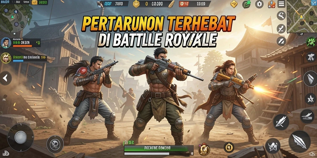 Gameplay intens di OKIDR yang menunjukkan pertarungan seru.