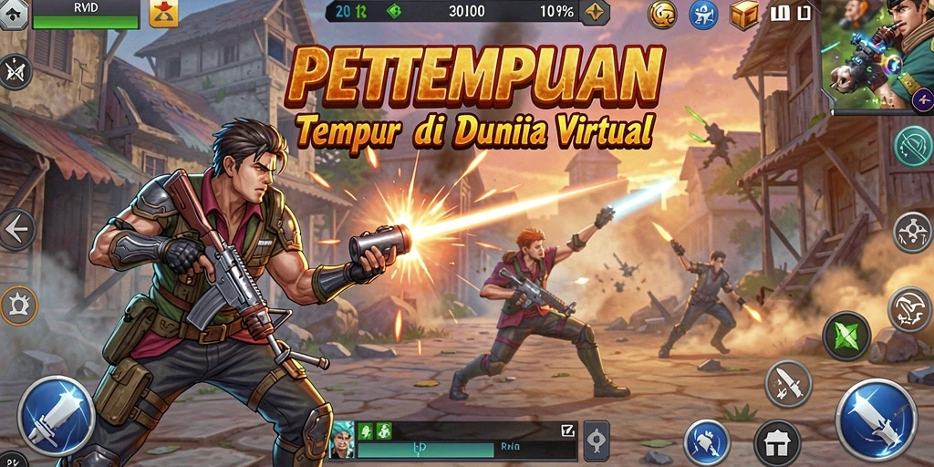 Screenshot RPVIP2 menampilkan gameplay TPS yang mendebarkan dan grafis mengesankan.