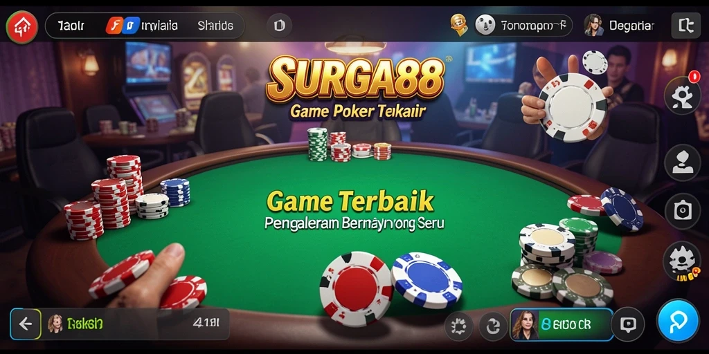 Tangkap momen seru bermain Poker di SURGA88.